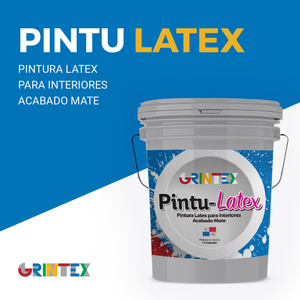 Pintu-Latex Grintex, para interiores. 1 Gal