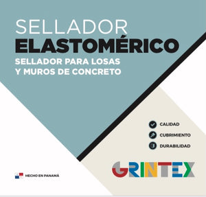 Sellador Elastomerico Grintex. Cubeta 2.5 Galones